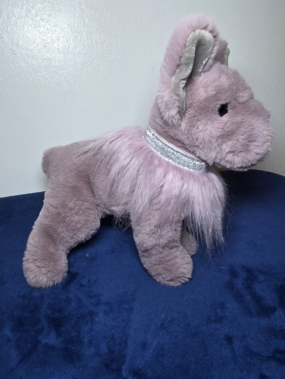 Douglas  plush #2445 Lilac The French Bulldog stuffed animal Bougie Bling Collar